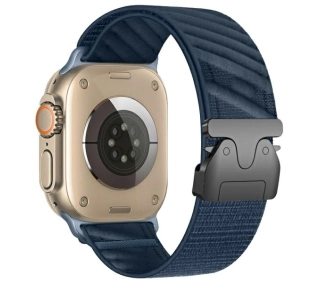 Beline do Apple Watch Oblique Parachute buckle 42/44/45/49mm Granatowy