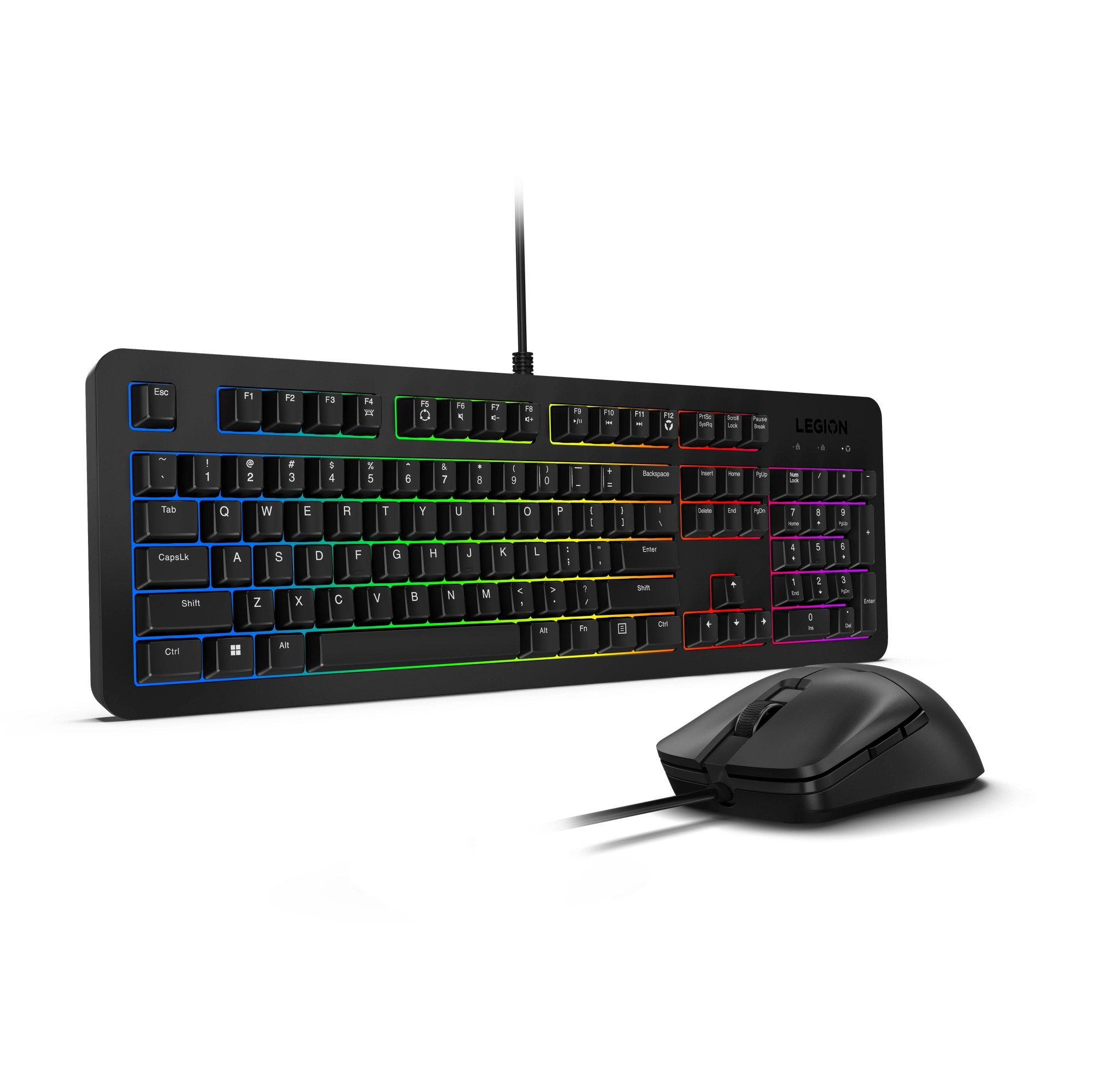 Zestaw Lenovo KM310 RGB Gaming Combo Czarny