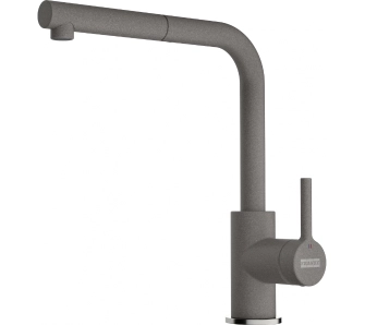 Bateria Franke Lina L Pull-out Kamienny szary Mosiądz