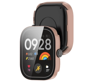 Bizon ze szkłem do Xiaomi Redmi Watch 5 różowy