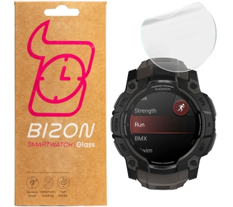 Folia ochronna Bizon matowa Film Sun do Garmin Instinct 3 50 mm, 2 sztuki