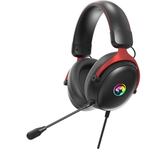 Słuchawki przewodowe z mikrofonem Marvo Tactic X Nauszne Czarny