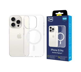 Etui 3mk EverClear MagCase do iPhone 15 Pro Przezroczysty