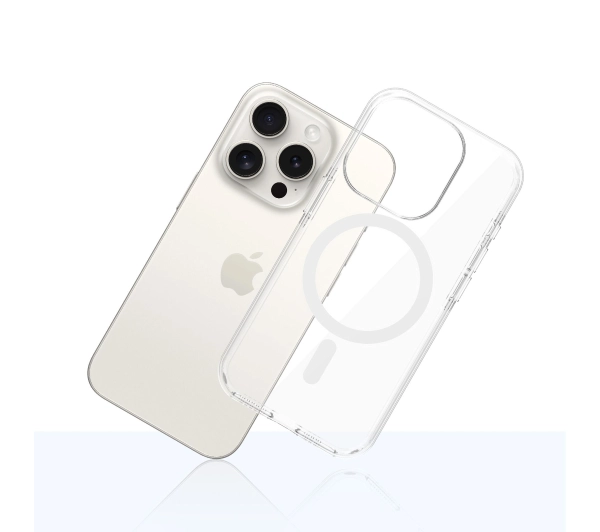3mk EverClear MagCase do iPhone 15 Pro Przezroczysty