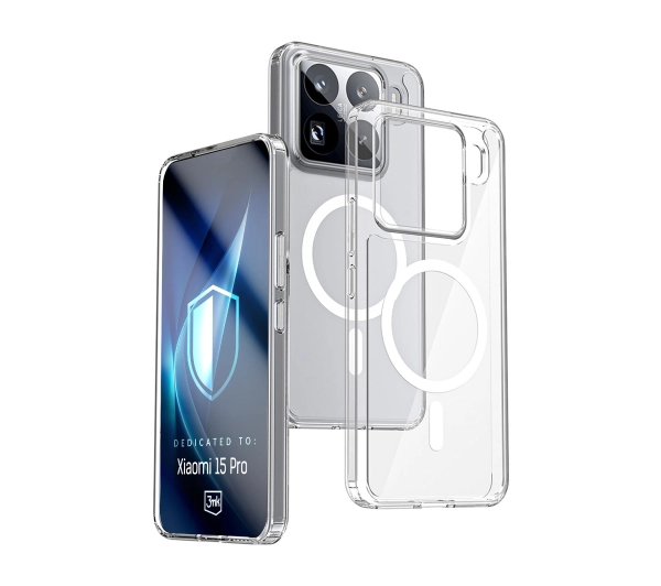 3mk Armor MagCase do Xiaomi 15 Pro Przezroczysty