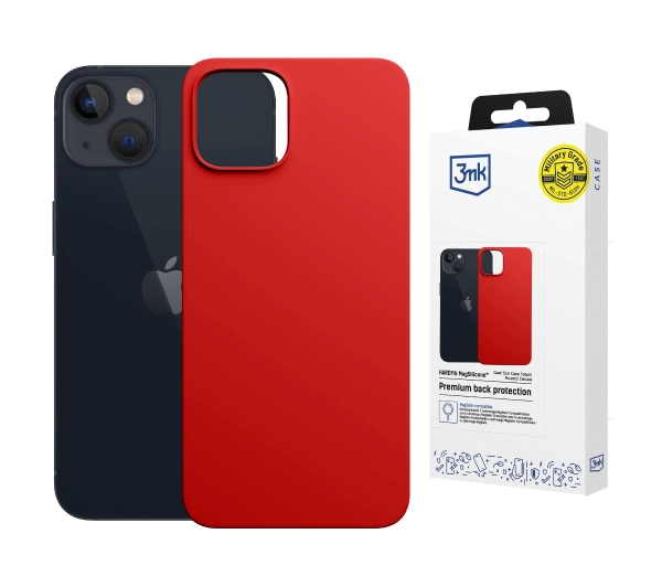 3mk Hardy MagSilicone Red do iPhone 13 Czerwony