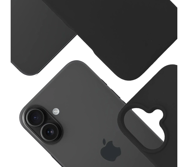 3mk Hardy MagSilicone Graphite do iPhone 16 Plus