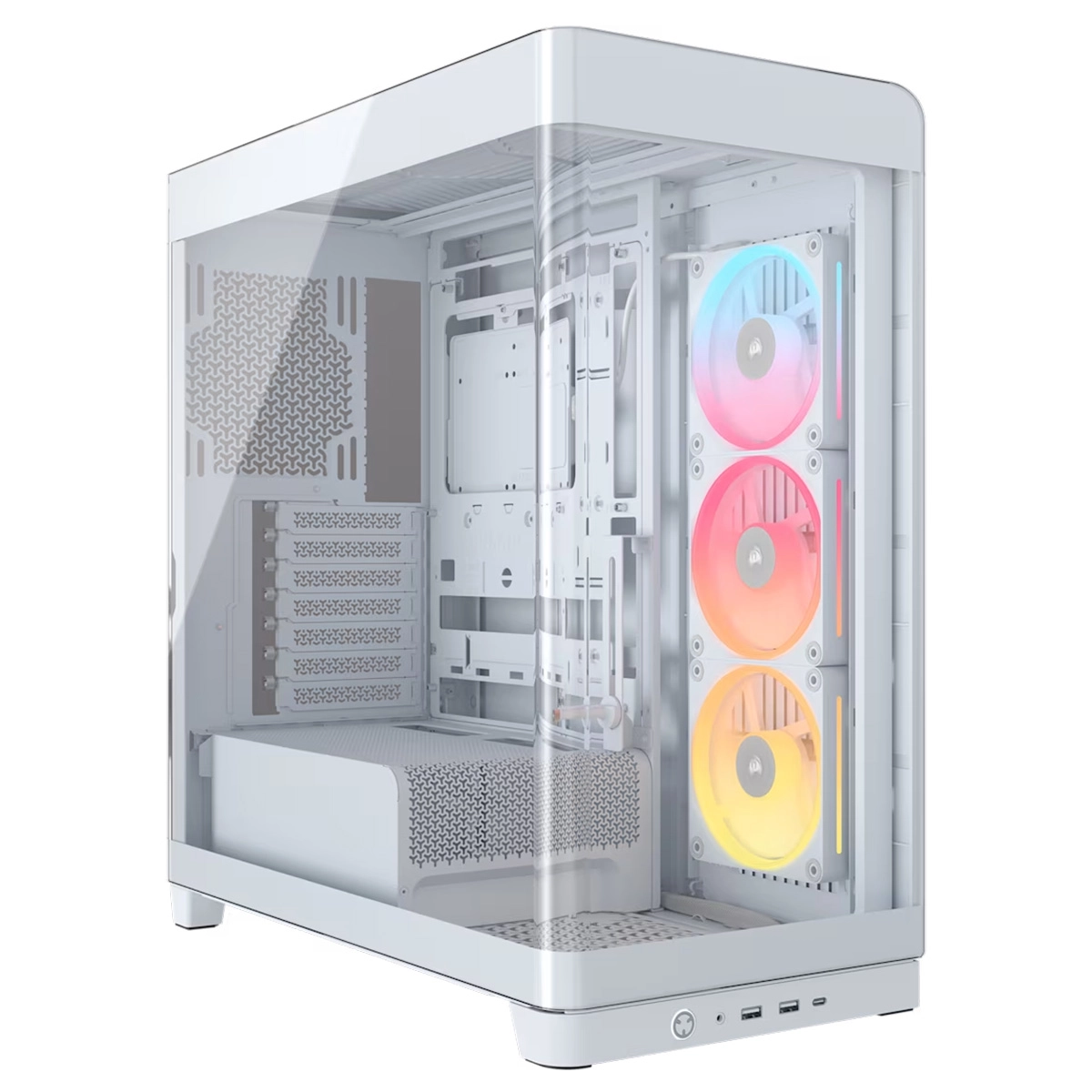 Obudowa Corsair Frame 4500X LX-R RGB iCUE Link Biały
