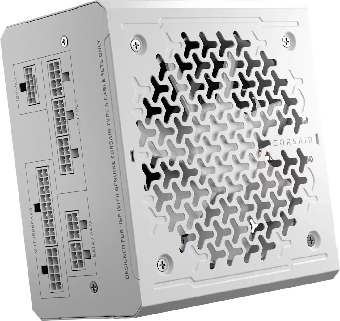 Zasilacz Corsair RM750e 2025 750W 80+ Gold Biały