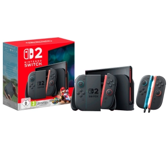 Konsola Nintendo Switch 2 Joy-Con Czarny + Mario Kart World + Joy-Con 2 Pair (2szt)