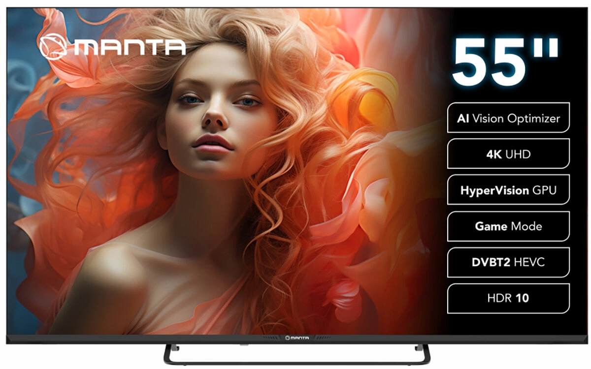 Telewizor Manta 55LUV125E 55" LED 4K Smart TV VIDAA DVB-T2