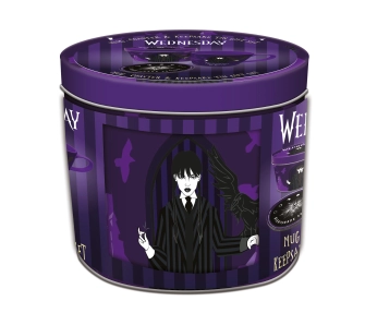 Zestaw prezentowy Pyramid Wednesday Nightshades & Ravens Kubek i podstawka w puszce