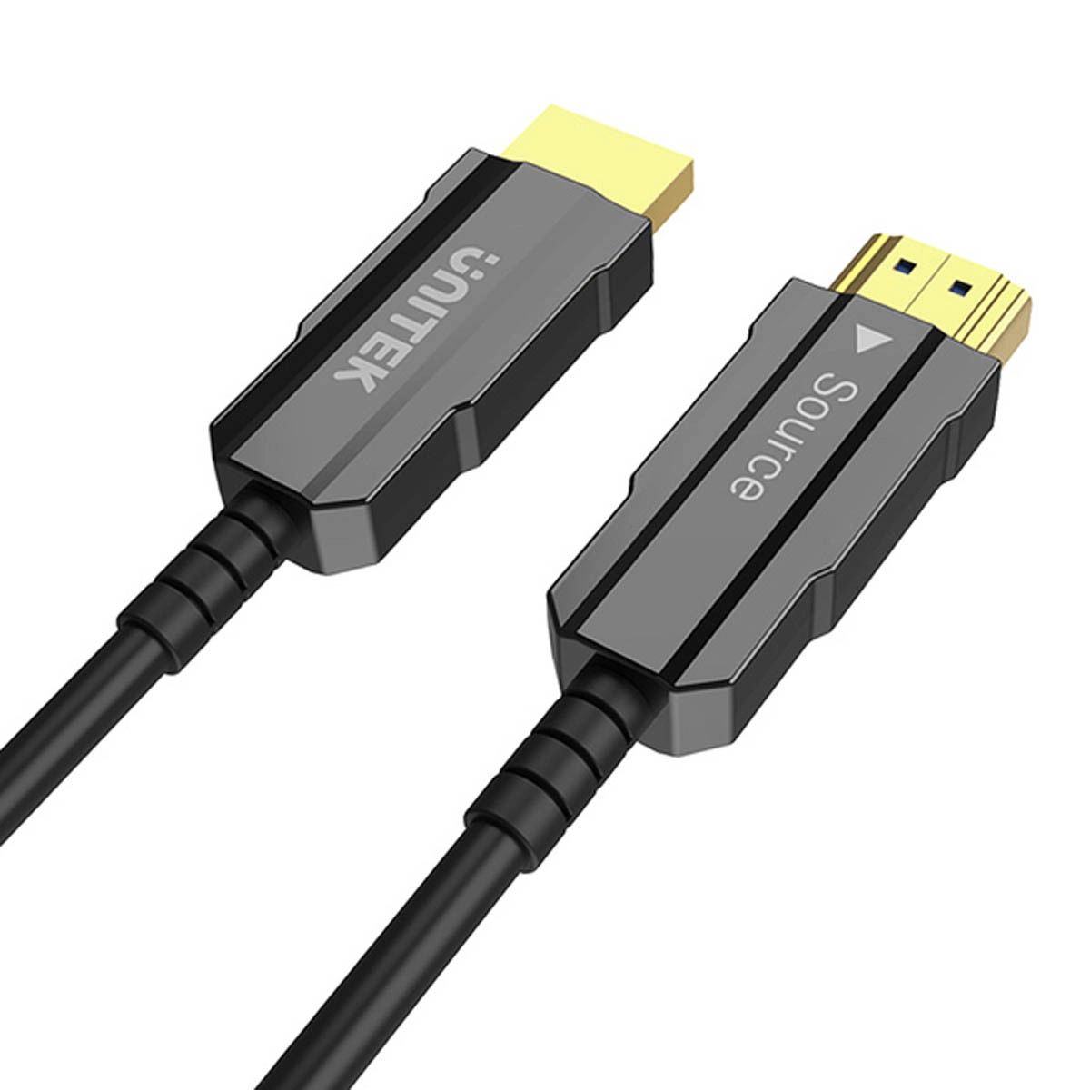 Kabel optyczny HDMI Unitek C11072BK03-7M 7m Czarny