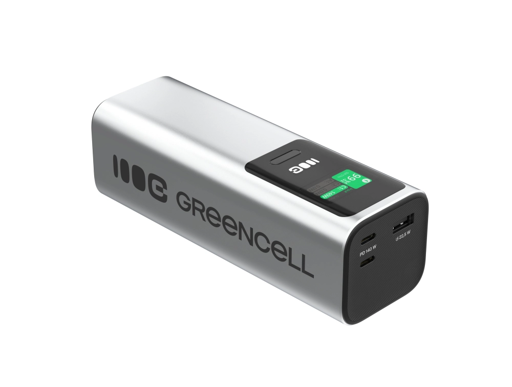 Фото Зовнішній акумулятор (павербанк) Green Cell PowerPlay Ultra 140W (PBGC25UD)