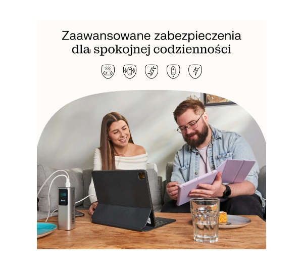 Green Cell PowerPlay Ultra PBGC25UD 25200mAh 140W Srebrny - ⚡ EURO HIT CENOWY! ⚡