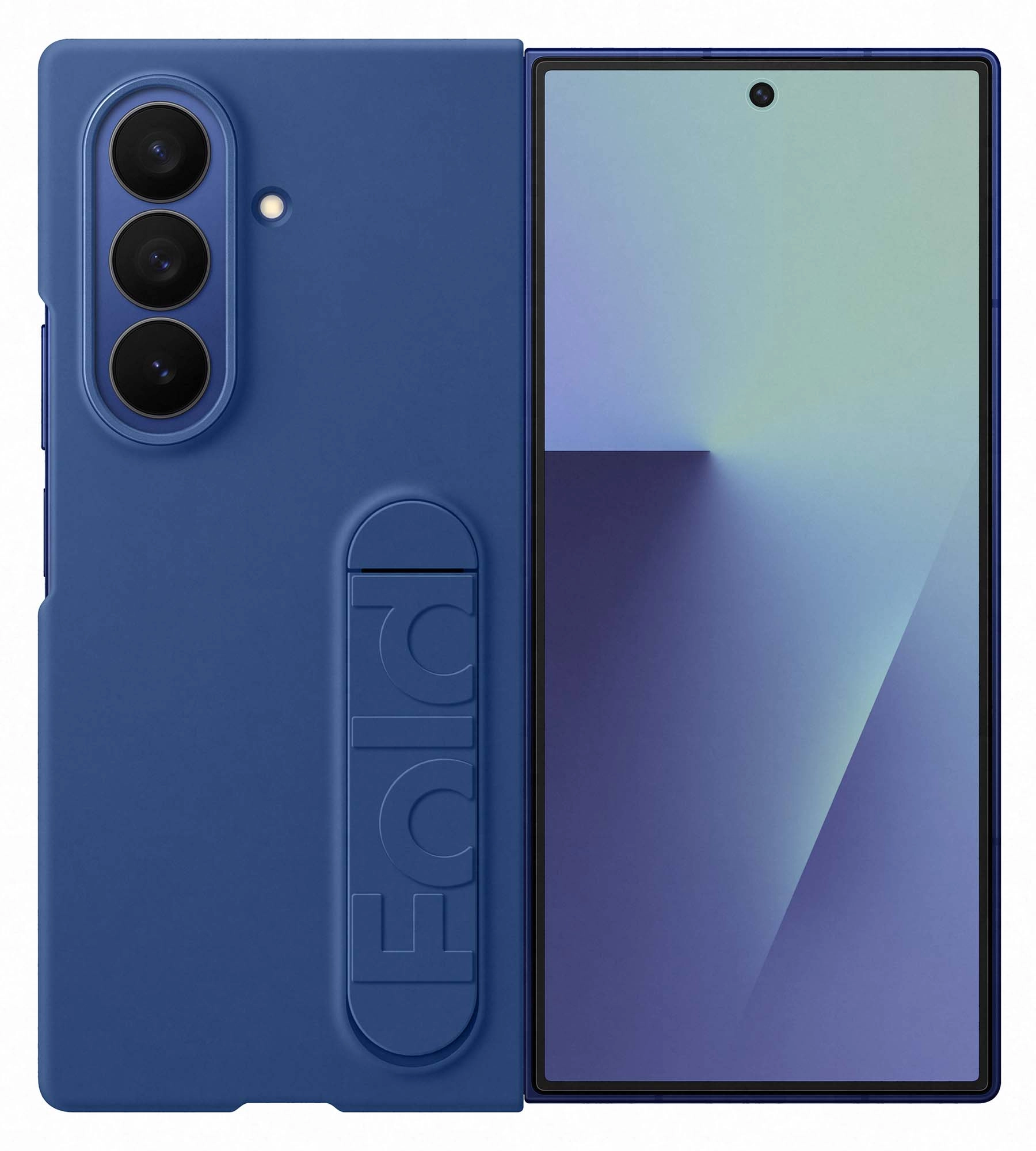 Etui Samsung Silicone Cover do Galaxy Z Fold7 Niebieski