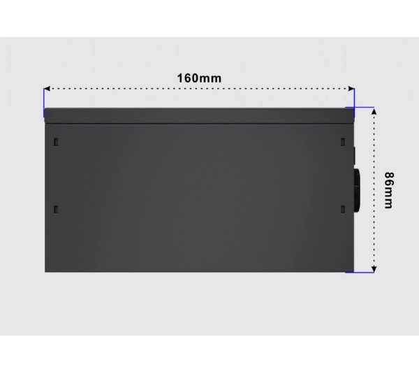 Gembird Fornax Power 1000W 80+ Gold Czarny - Kup na Raty - RRSO 0%