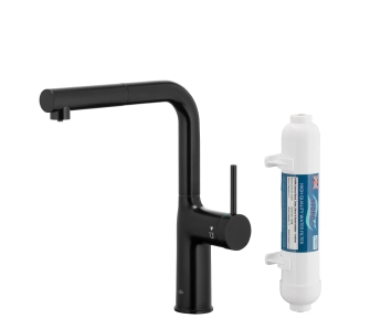 Bateria KFA Armatura Duero Pure Move 6623-422-81 Czarny mat Stal szlachetna