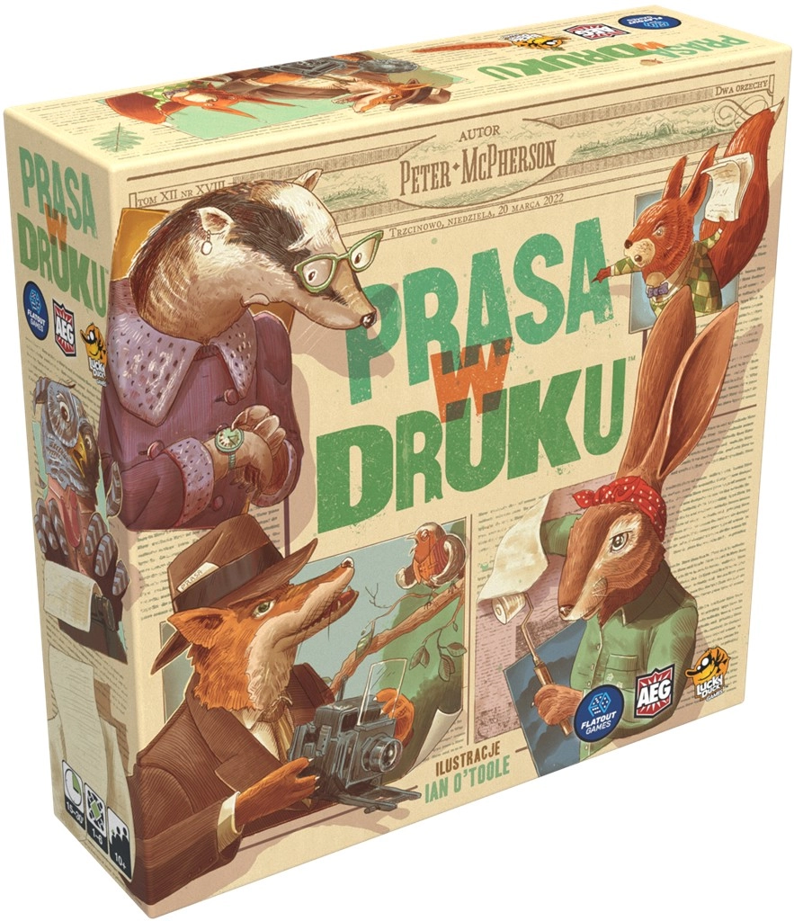 Gra planszowa Prasa w druku