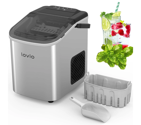 Kostkarki do lodu - Lovio Home LVIM001SL 1,1l 10kg/24h