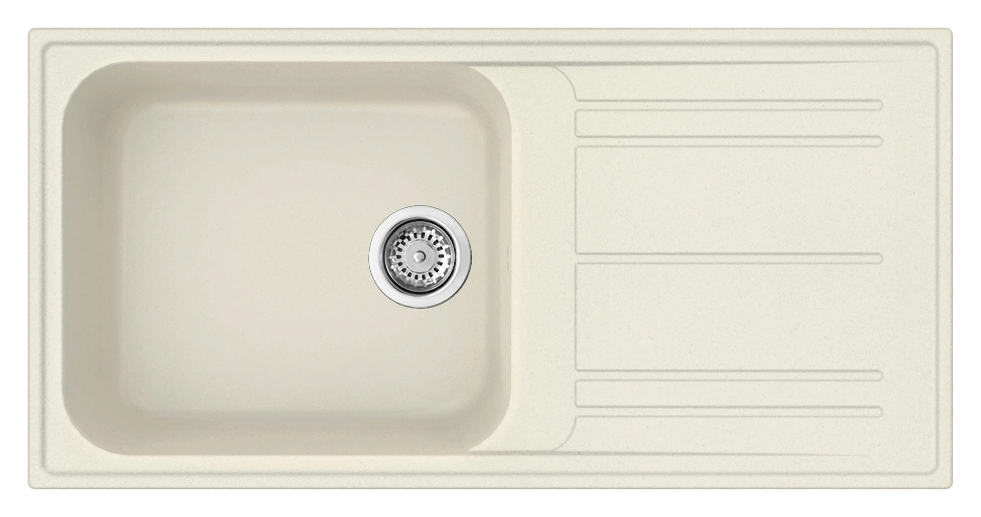 Zlewozmywak Smeg LZ150P Kompozytowy Kremowy