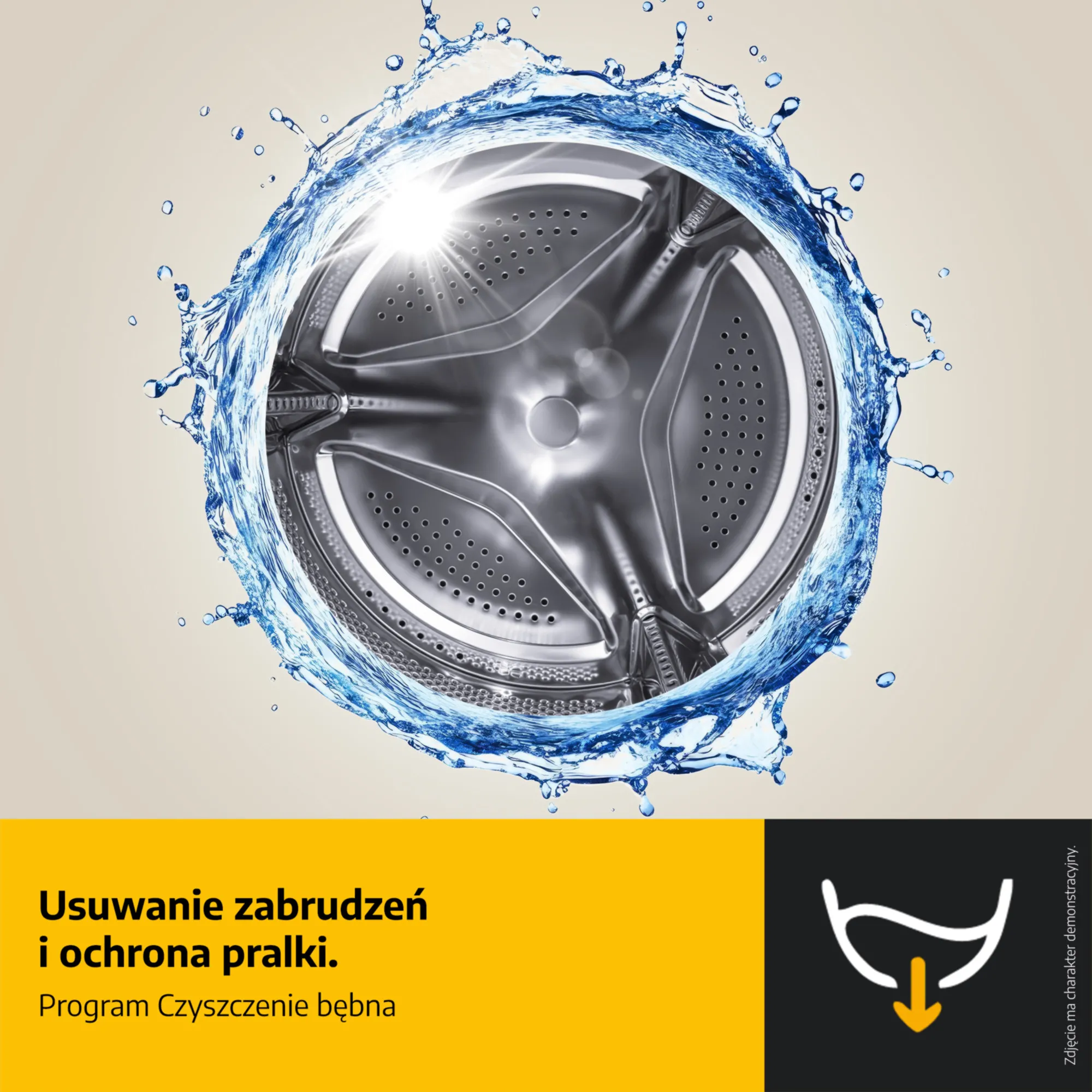 Pralka Whirlpool z otwartymi drzwiami
