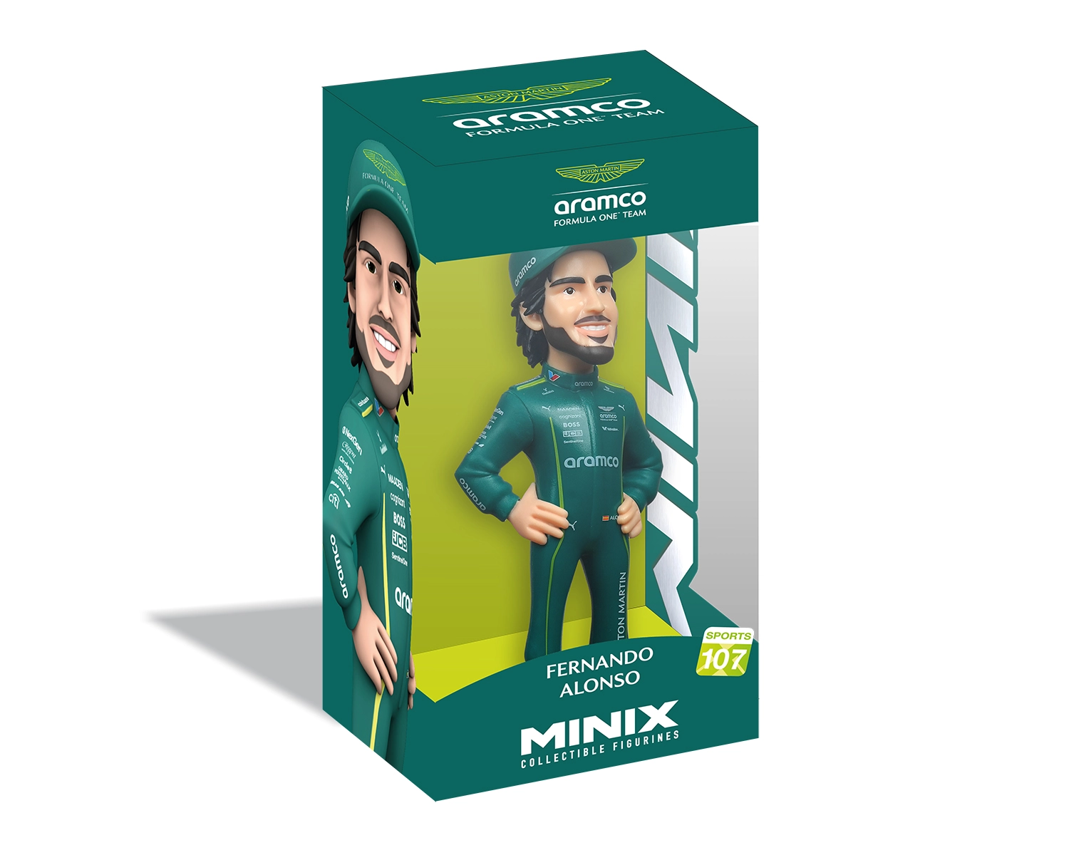 Figurka Minix F1 Aston Martin Fernando Alonso