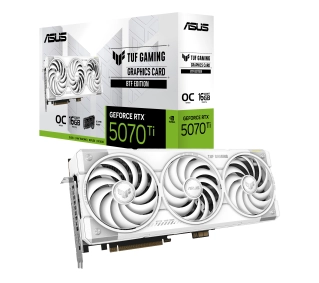 ASUS TUF Gaming GeForce RTX 5070 Ti BTF White OC Edition 16GB GDDR7 256bit DLSS 4 - Kup na Raty - RRSO 0%