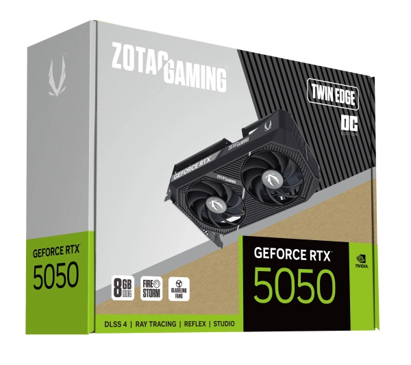 Zotac Gaming GeForce RTX 5050 Twin Edge OC 8GB GDDR6 128bit DLSS 4 - Kup na Raty - RRSO 0%