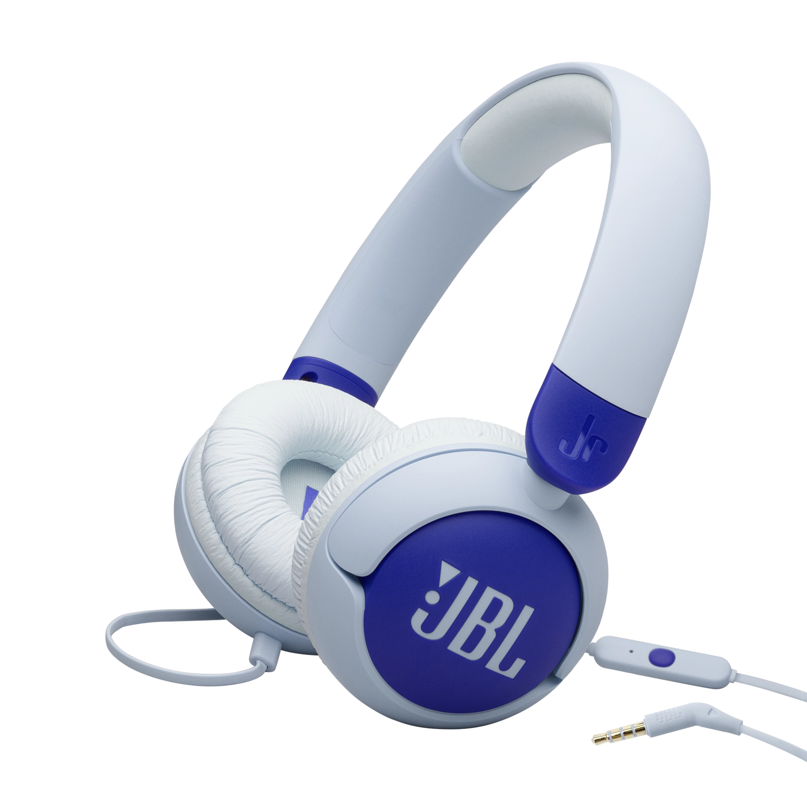 Słuchawki przewodowe JBL Junior 320 Blue Nauszne Mikrofon Niebieski