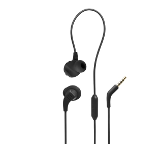 JBL Endurance Run 2 Wired Black Dokanałowe Mikrofon Czarny