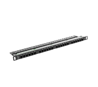 Patch panel Lanberg PPU5-0024-B 24 PORT 0.5U 19" KAT.5E UTP Czarny