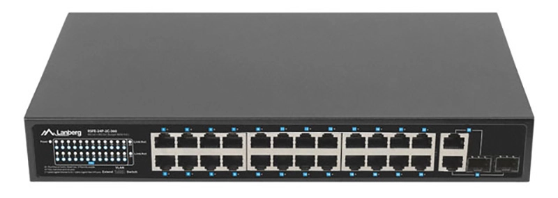 Switch Lanberg RSFE-24P-2C-360 Czarny