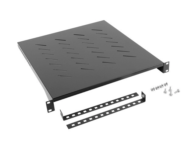 Półka Lanberg AK-1005-B do Szaf 19" 800mm Czarna
