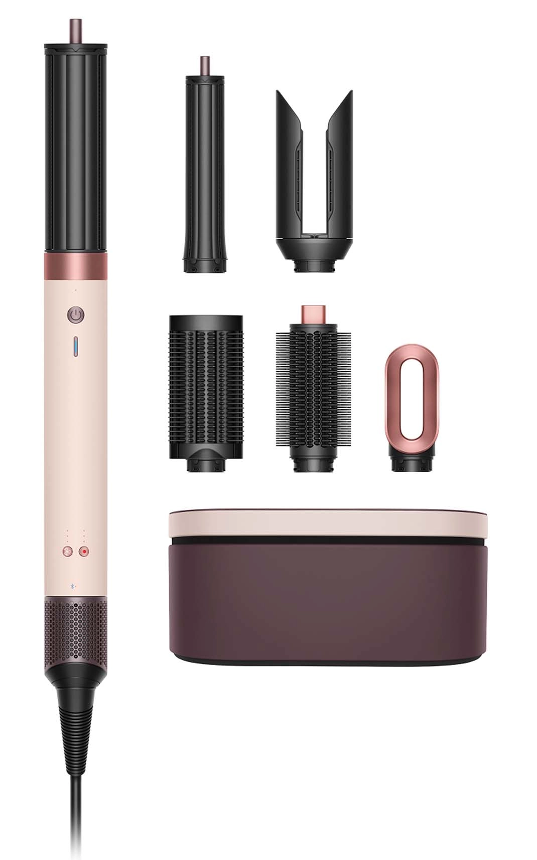 Suszarko-lokówka Dyson Airwrap Co‑anda2x Straight+Wavy 598757-01 1700W Jonizacja Zimny nawiew 3 poziomy temperatury