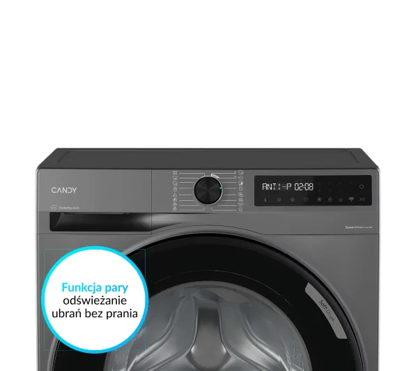 Candy ProWash Slim 500 BR 48SBL6G-S Funkcje AI 8kg 1400obr/min Zdalne starowanie - Kup na Raty - RRSO 0%