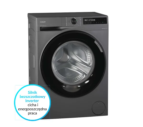 Candy ProWash Slim 500 BR 48SBL6G-S Funkcje AI 8kg 1400obr/min Zdalne starowanie - Kup na Raty - RRSO 0%