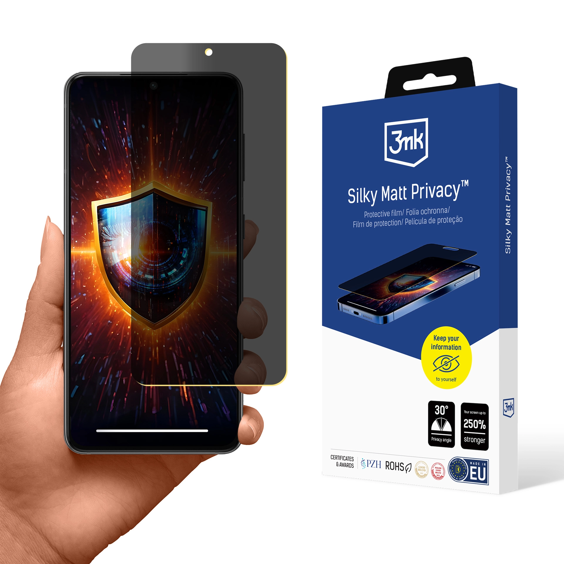 Folia ochronna 3mk Silky Matt Privacy do Samsung Galaxy S21 5G