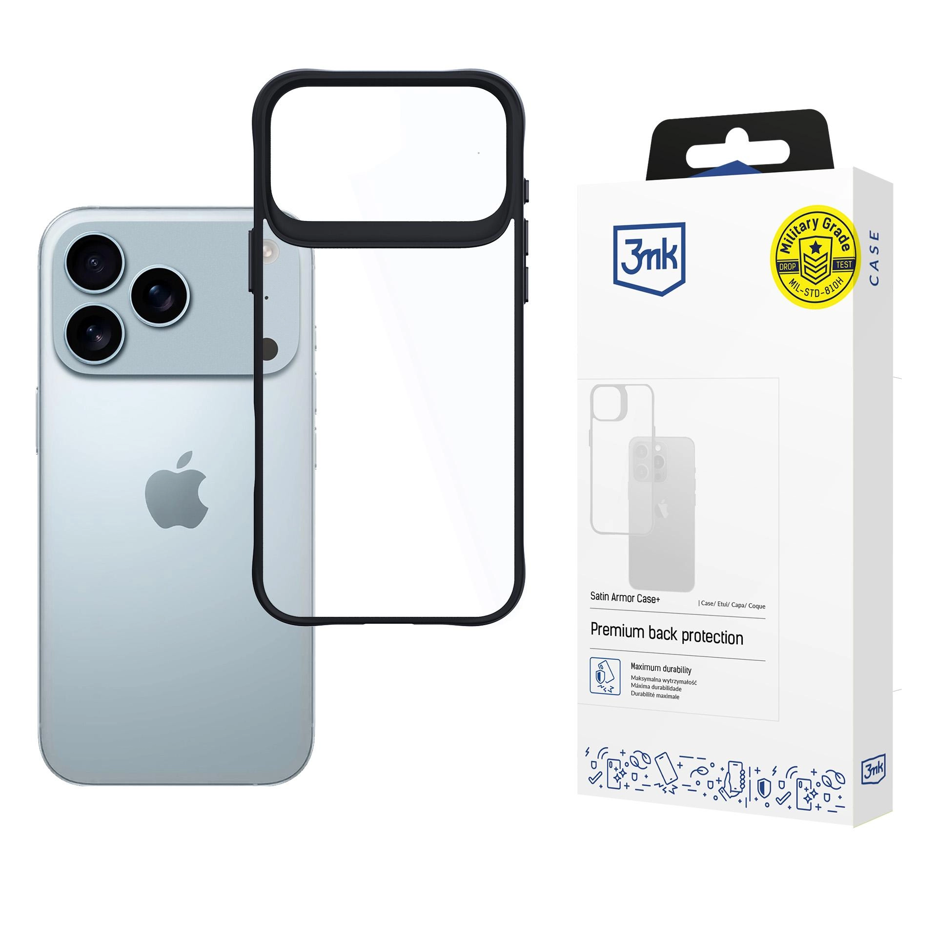 Etui 3mk Satin Armor Case+ do Apple iPhone 17 Pro Max