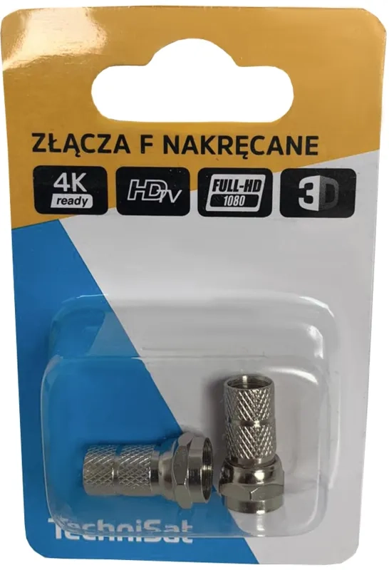 Adapter antenowy TechniSat 0000/3358 Złącze F Nakręcane 2szt.