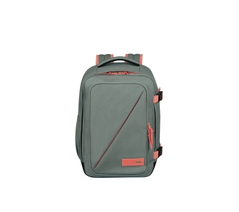 Plecak na laptopa American Tourister Take2Cabin S/M Szaro-pomarańczowy