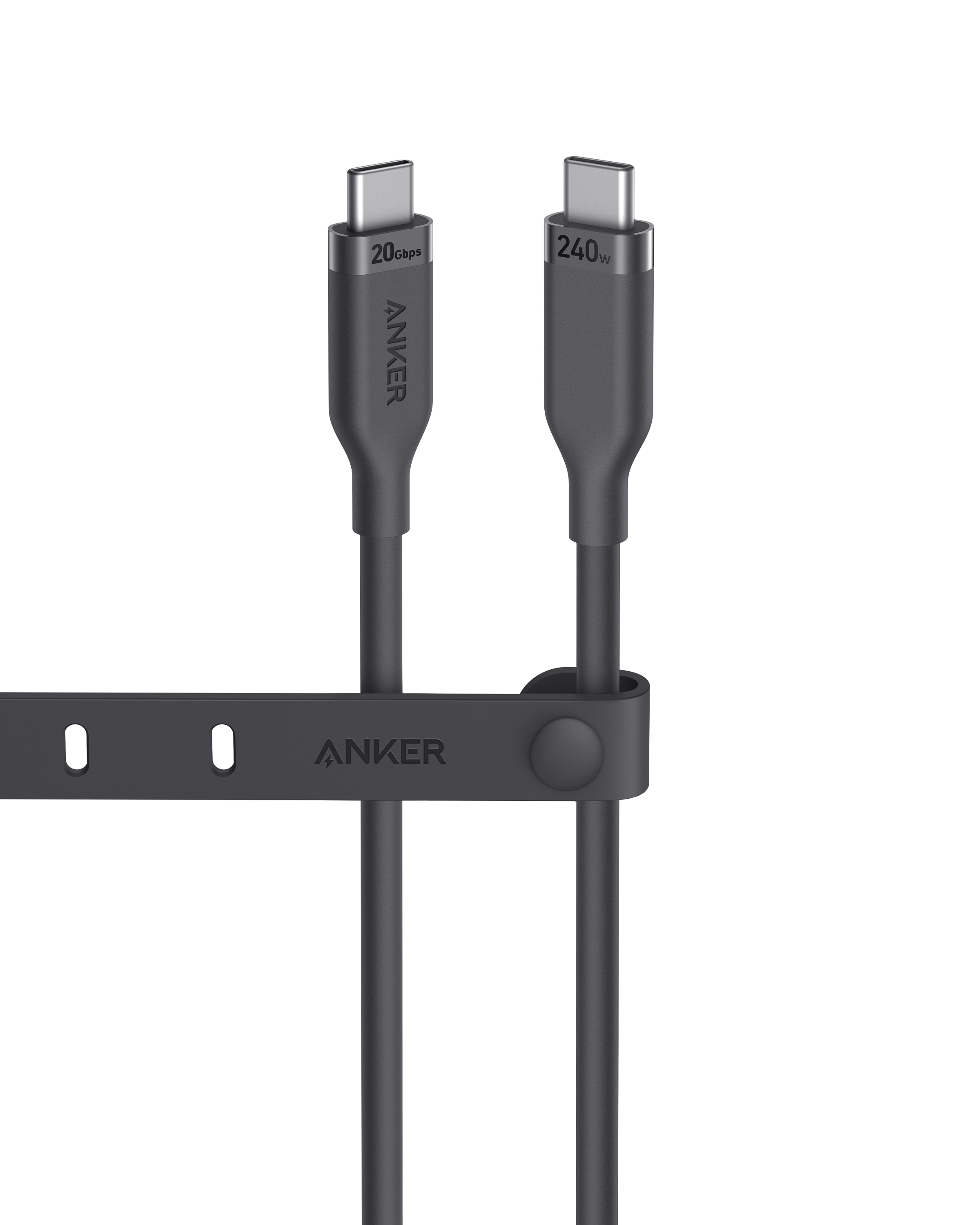 Kabel Anker 310 Bio-TPE (A80N1H11) USB-C 240W 20Gbps 0,9m Czarny
