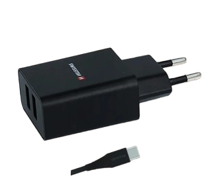 Swissten 22054000  2x USB-A 2,1A Czarny