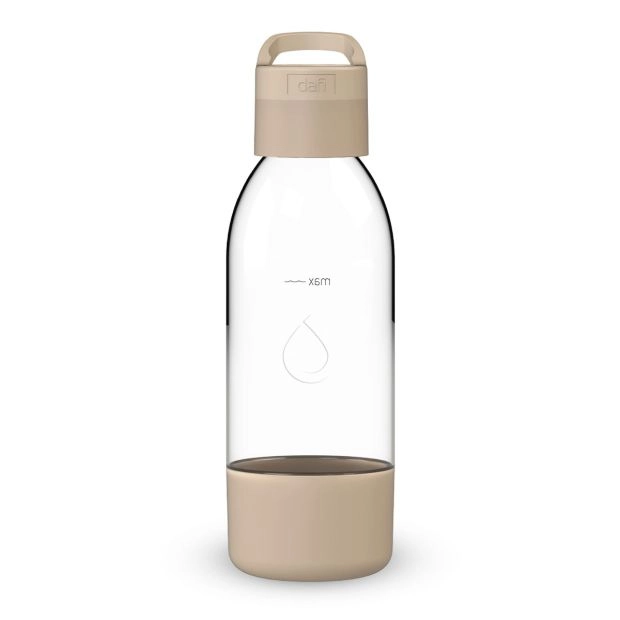 Butelka Dafi PushAir 0,5l Beżowy