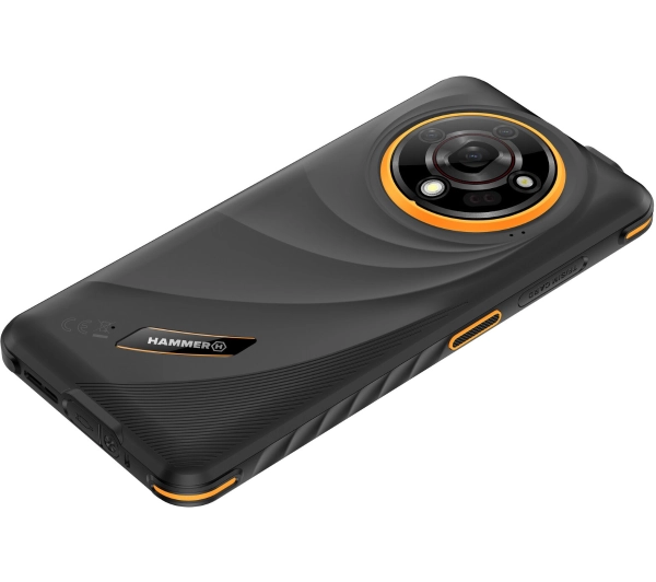 myPhone HAMMER Iron 6 5G 6/128GB 6,56" 48Mpix Czarno-pomarańczowy - Kup na Raty - RRSO 0%