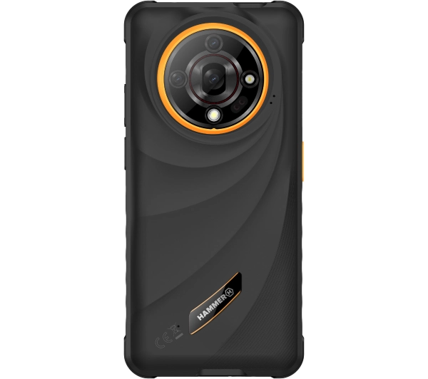 myPhone HAMMER Iron 6 5G 6/128GB 6,56" 48Mpix Czarno-pomarańczowy - Kup na Raty - RRSO 0%