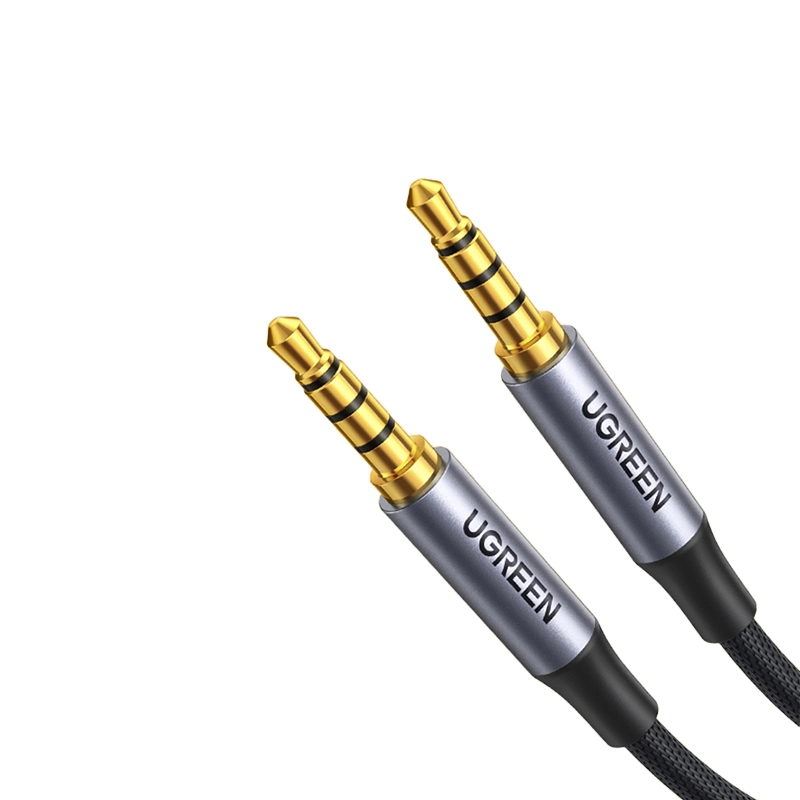 Kabel  audio UGREEN AV183 jack 3.5mm AUX, 2m Czarny