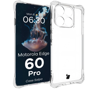 Etui Bizon Salpa do Motorola Edge 60 Pro Przezroczysty
