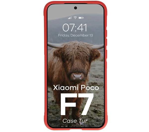 Bizon Tur do Xiaomi Poco F7 Czerwony