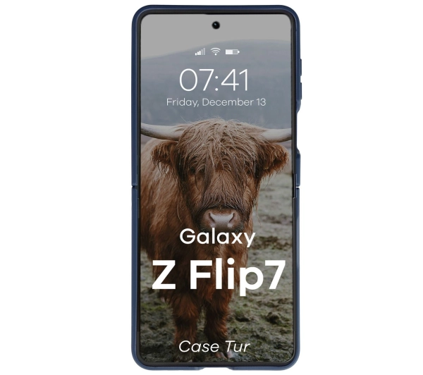Bizon Tur do Samsung Galaxy Z Flip7 Granatowy